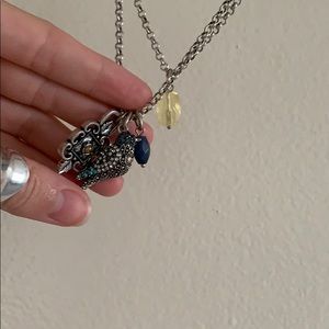 Lucky brand bohemian bird necklace